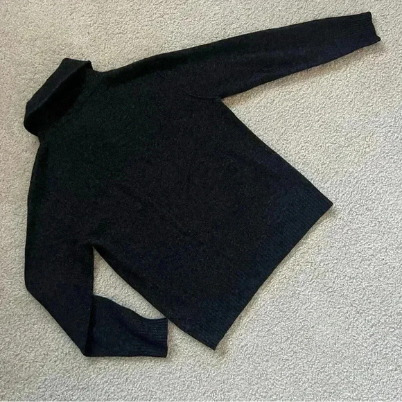 J Crew Sweater Button Dark Gray High Neck Men’s Size Large 100% Lambs Wool 19458 - Picture 12 of 15